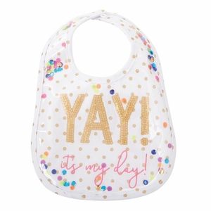 Mud Pie Laminated Yay Bib